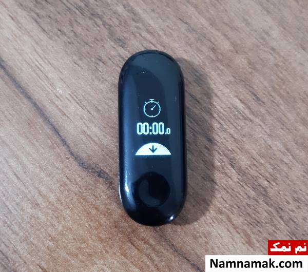 کرنومتر و تایمر در ساعت mi band 3