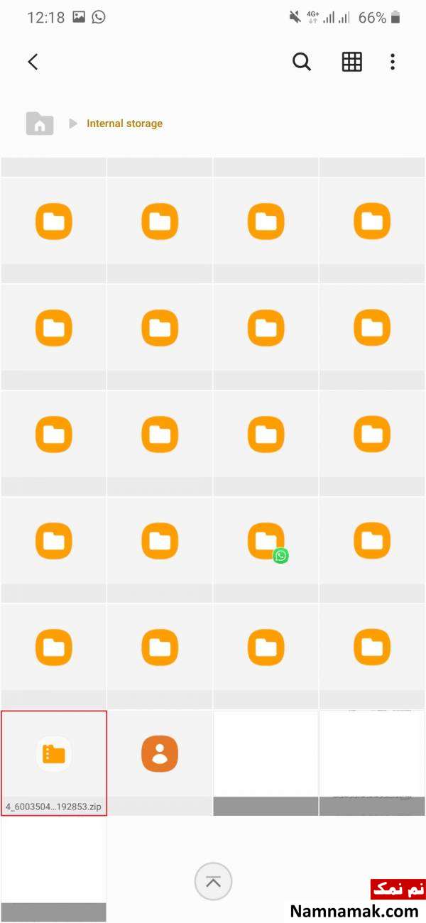 فایل zip دیتای بازی را اجرا کنید
