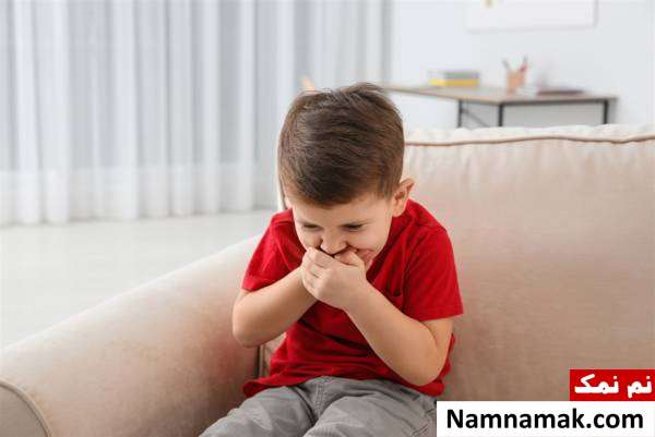 حالت تهوع کودک با خوردن شیر