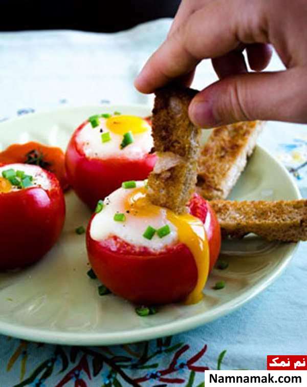 عکس های سفره آرایی با تزیین گوجه