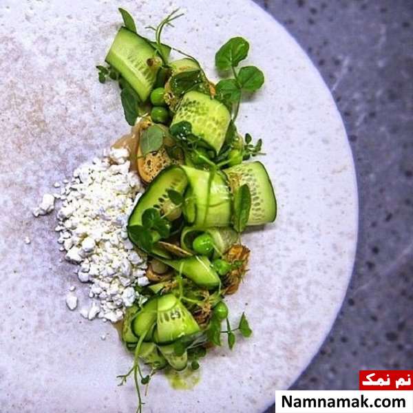 آموزش تصویری تزیین گوجه و خیار آسان و فوری