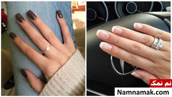 مدل ناخن برای انگشت های کوتاه