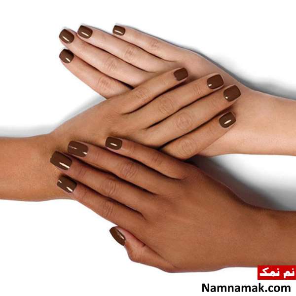 انواع رنگ لاک برای پوست سبزه