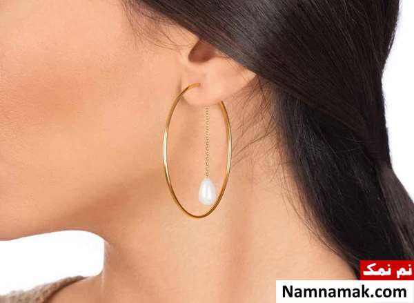 اصول ست کردن گوشواره حلقه ای با لباس