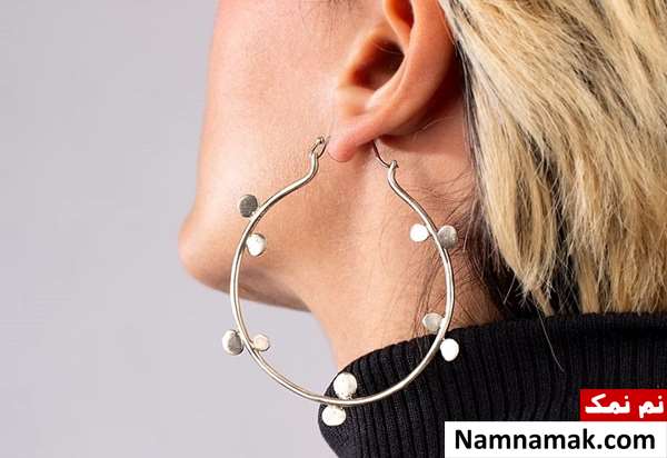 اصول ست کردن گوشواره حلقه ای با لباس