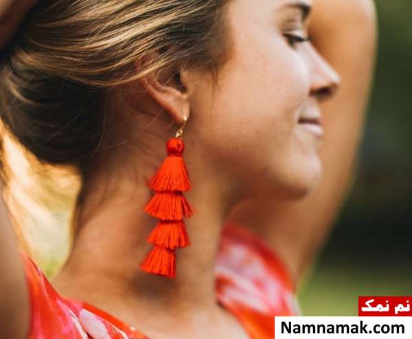 اصول ست کردن گوشواره منگوله ای با لباس