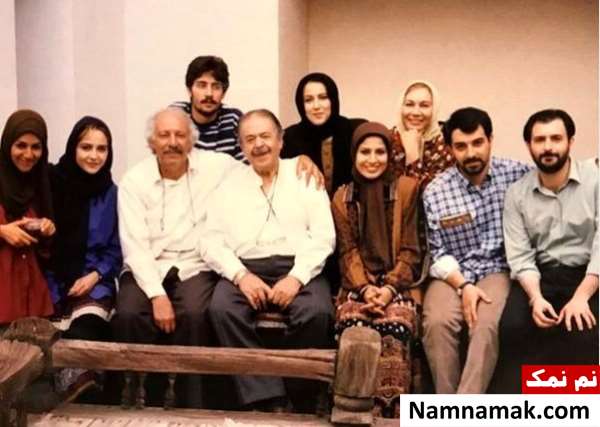 پانته آ بهرام در کنار محمدعلی کشاورز پانته آ بهرام در کنار محمدعلی کشاورز