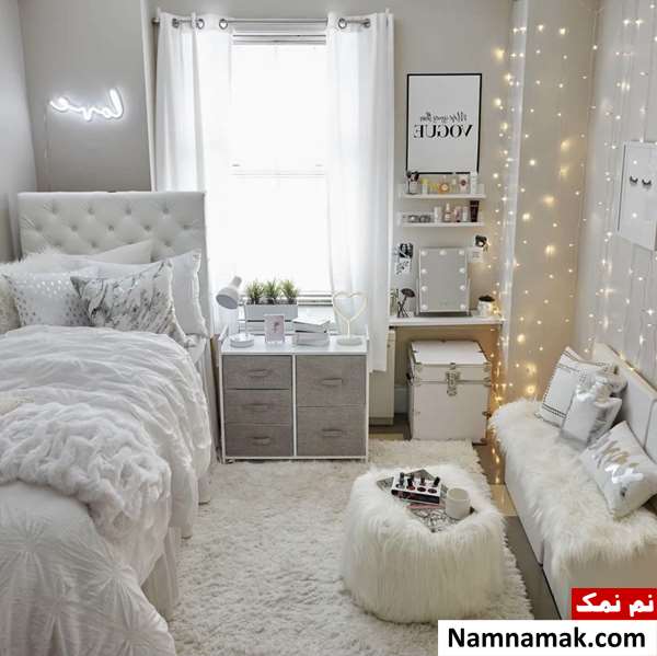 تزیین اتاق خواب با وسایل ساده