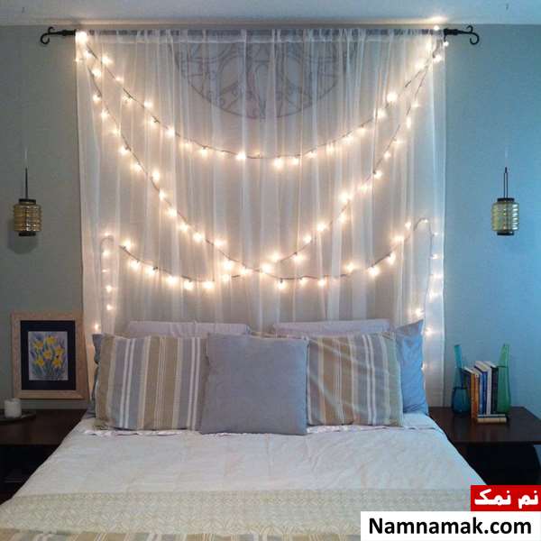 تزیین اتاق خواب با وسایل ساده