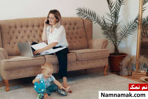 دورکاری بانوان دارای فرزند خردسال