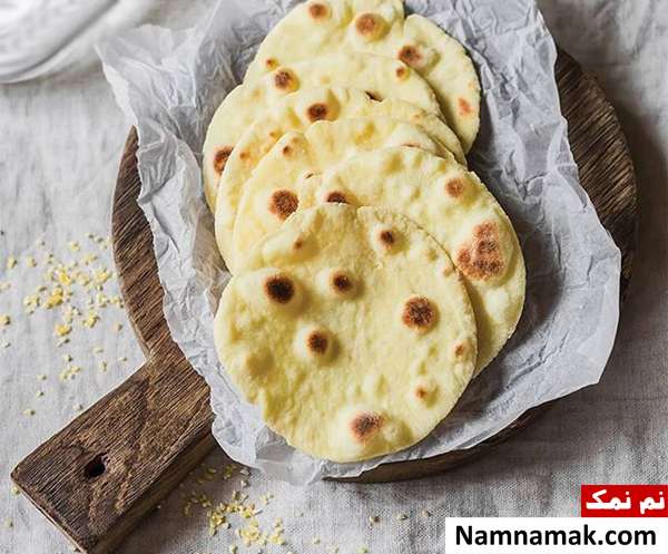 طرز تهیه نان تافتون خانگی سریع و ساده در فر و در ماهیتابه طرز تهیه نان تافتون در فر