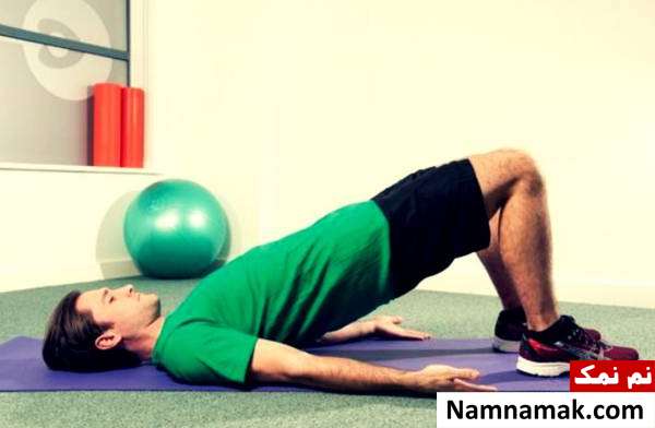 حرکات خوش فرمی بدن و رفع بد فرمی آن + آموزش رفع بیرون زدن باسن با حرکت پل لگن