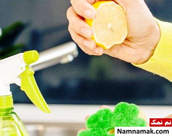 ترفند های تمیز کردن لوستر بدون جدا کردن قطعات تمیز کردن لوستر با آب لیمو