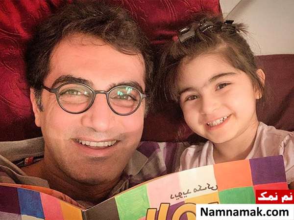 عکس خانوادگی کوروش سلیمانی با همسر و فرزندانش مهرآفرین دختر کوروش سلیمانی