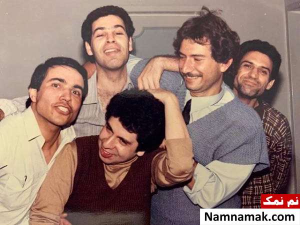 عکس های قدیمی و دیده نشده از آتیلا پسیانی آتیلا پسیانی در کنار دوستانش