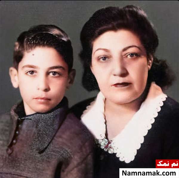 شراگیم یوشیج و مادرش عالیه جهانگیری