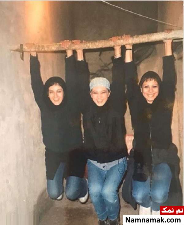 عکس قدیمی شقایق دهقان و سحر ولدبیگی در 20 سال پیش شقایق دهقان و سحر ولدبیگی در کنار بهار ارجمند