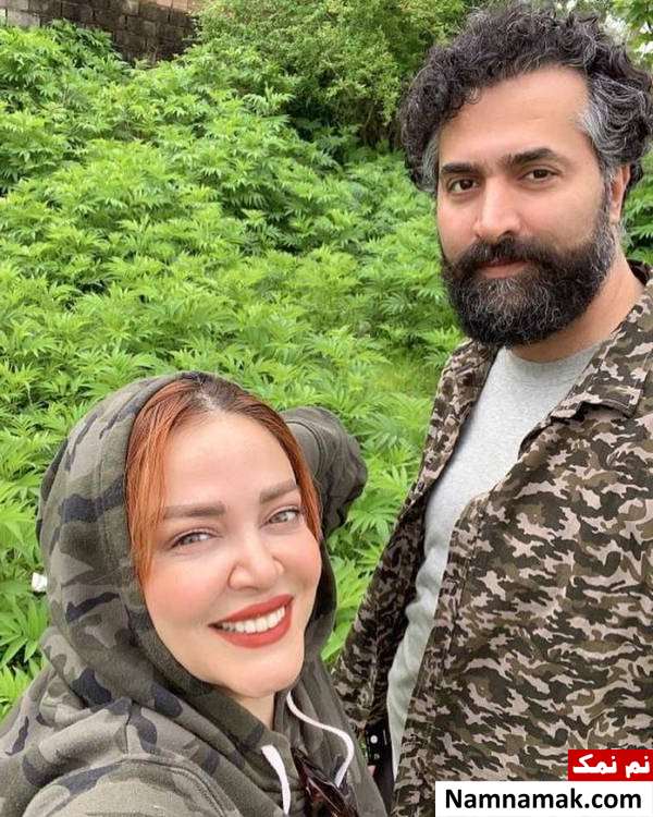 جدیدترین عکسهای خانوادگی بازیگران و هنرمندان بهاره رهنما و همسرش امیرخسرو عباسی