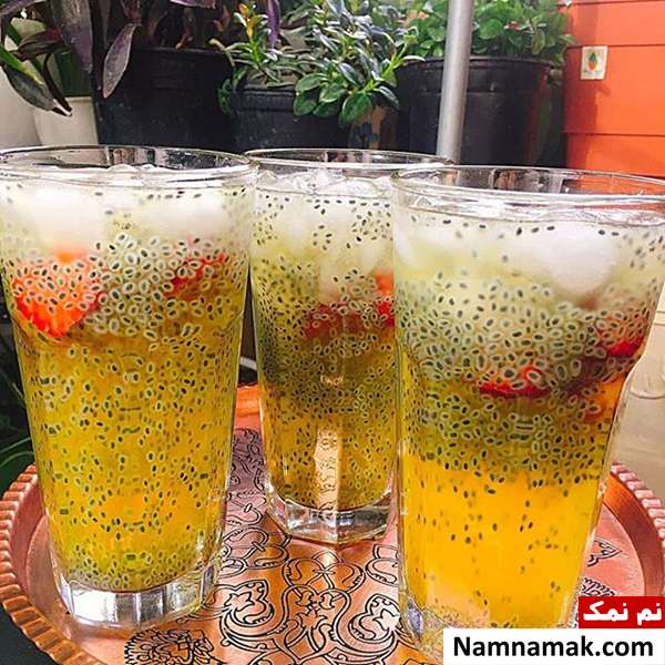 طرز تهیه شربت بیدمشک و گلاب