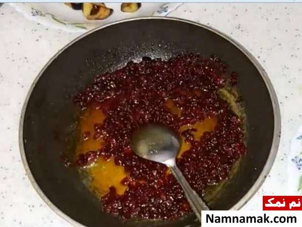 طرز تهیه ته چین مرغ و بادمجان مجلسی+تصاویر مرحله به مرحله ته چین مرغ شیرازی