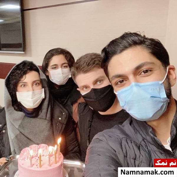 بازیگران از سرنوشت در جشن تولد لیلا بلوکات+ تصاویر تولد لیلا بلوکات با بازیگران سریال از سرنوشت