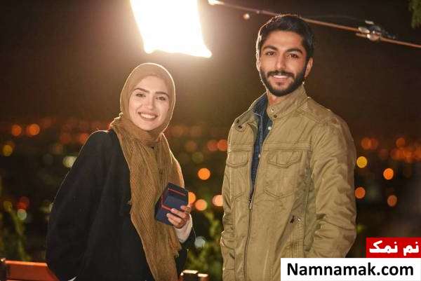 مونا کرمی و کیسان دیباج در سریال از سرنوشت