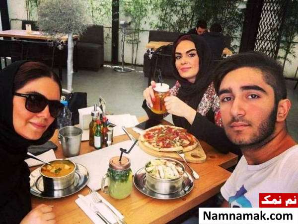 جدیدترین عکسهای خانوادگی بازیگران و هنرمندان سارا خوئینی ها و دختر و پسرش غنچه و شایان
