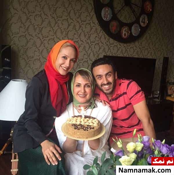 جدیدترین عکسهای خانوادگی بازیگران و هنرمندان فاطمه گودرزی و فرزندانش آوا و پویان