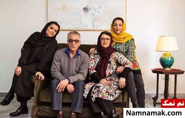 عکس خانوادگی هنرمندان و بازیگران در اینستاگرام رویا تیموریان در کنار همسر و دخترانش