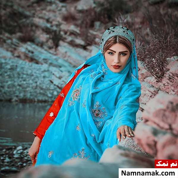 پوشش خاص زنان بختیاری