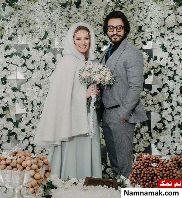 عکس نگین معتضدی و همسرش امین امانی