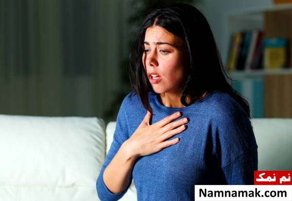 علت اصلی تنگی نفس بعد از خوردن غذا علت تنگی نفس بعد از غذا خوردن