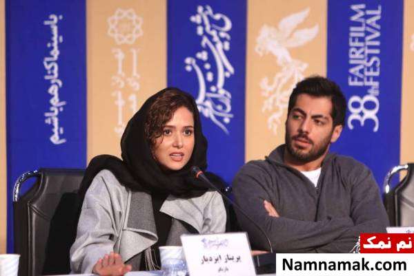 غیبت پریناز ایزدیار در جشنواره فجر 39 و سال بدون فیلم این بازیگر نوید پورفرج و پریناز ایزدیار در جشنواره فجر 38