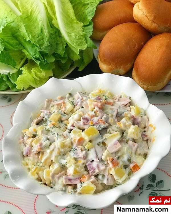 طرز تهیه سالاد سیب زمینی