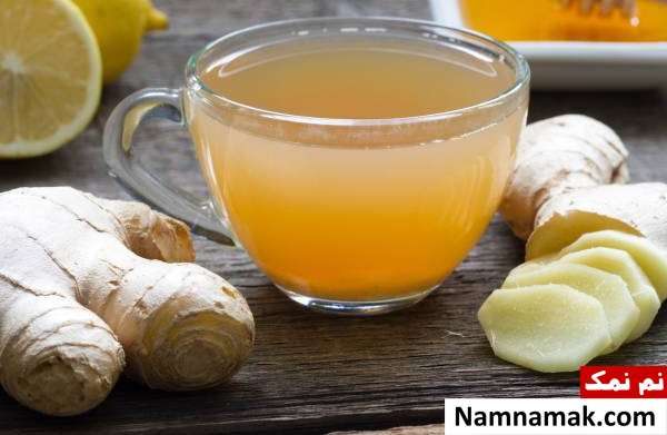 بهترین دمنوش درمان سرفه خشک و شدید دمنوش زنجبیل برای درمان سرفه