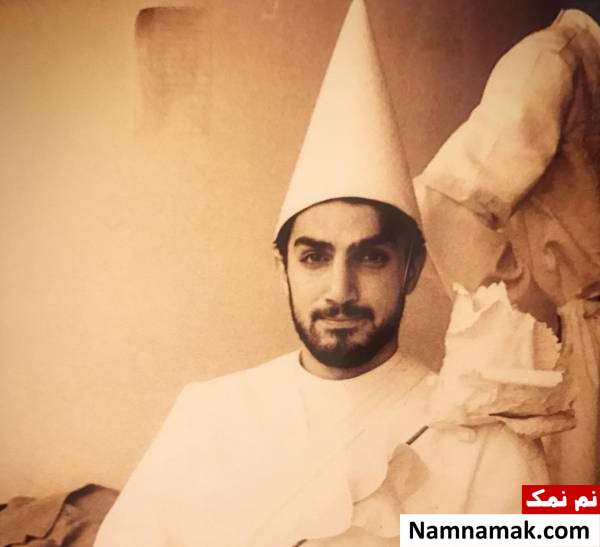 کوروش سلیمانی در پشت صحنه اولین سریالش در سال 1370 کوروش سلیمانی در نمایش خط عشق