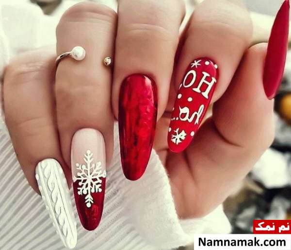 جدیدترین طراحی ناخن برای کریسمس