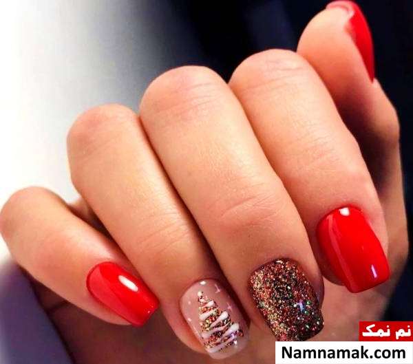 دیزاین ناخن برای کریسمس