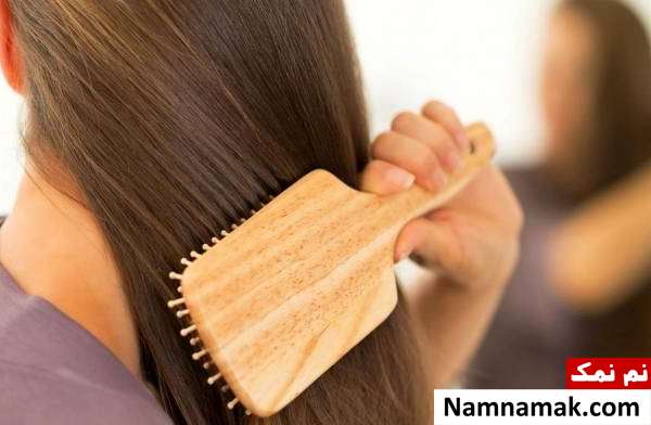 استفاده از شانه هایی با دندانه پهن تر 