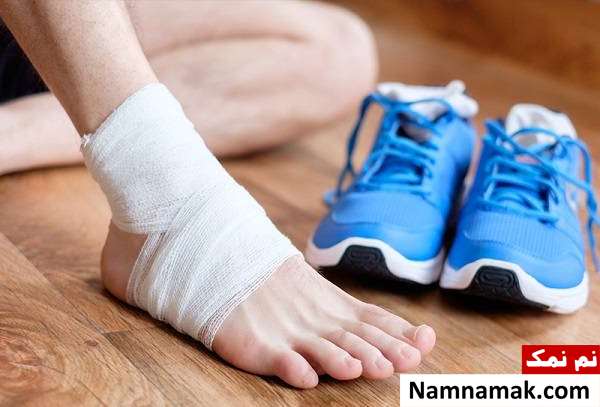 پیچ خوردگی مچ پا از آسیب های دویدن