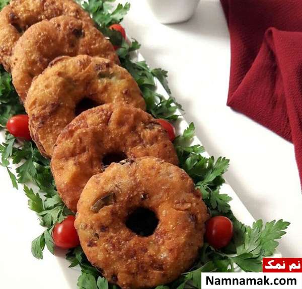 طرز تهیه دونات پیتزایی خوشمزه
