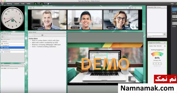 معرفی قابلیت های نرم افزار Adobe connect