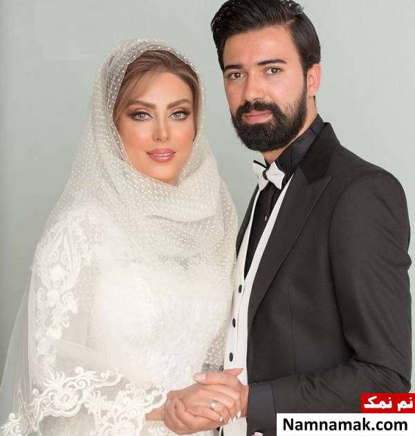 عکسی از مراسم ازدواج نیلوفر شهیدی و همسرش