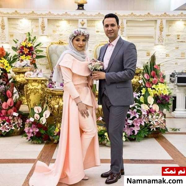 عکسی از مراسم عقد محیا اسناوندی و همسرش