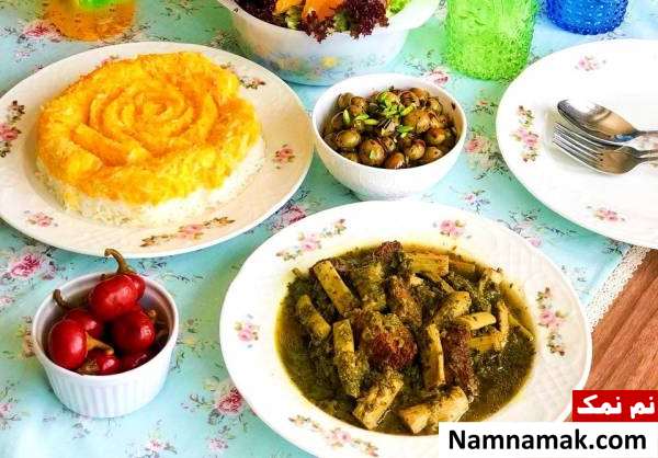 خورش ریواس خورش محلی مشهد