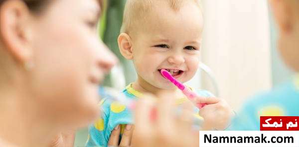 مسواک مناسب برای دندان های شیری 