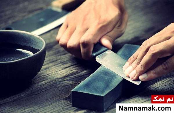 طرز استفاده از چاقو تیز کن خانگی