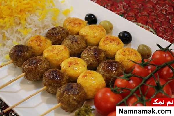 درست کردن کباب تسبیحی خانگی