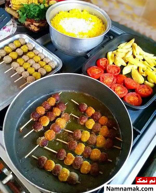 طرز تهیه کباب تسبیحی