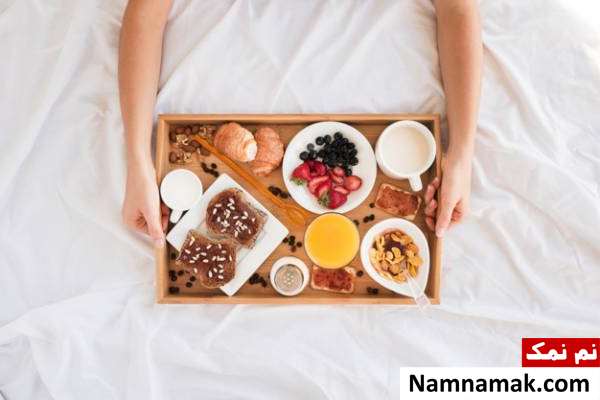 غذا خوردن در رختخواب عامل جمع شدن عنکبوت ها